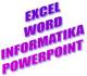 EXCEL, INFORMATIKA, WORD, POWERPOINT, WINDOWS - časovi